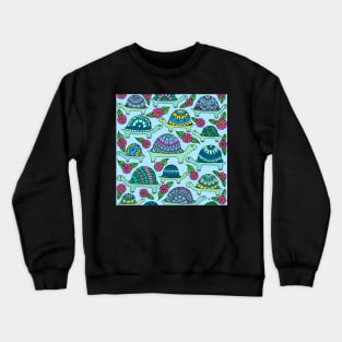 Tortoises Blue Palette Crewneck Sweatshirt